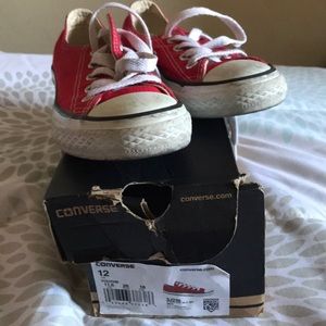 Red converse